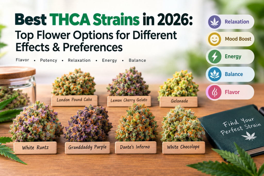 Best THCA strains in 2026